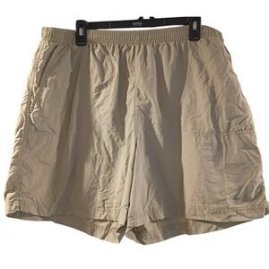 EUC Unisex Tan Colombia Swim Hiking Fishing Trunks Size 1X Spring Summer Shorts